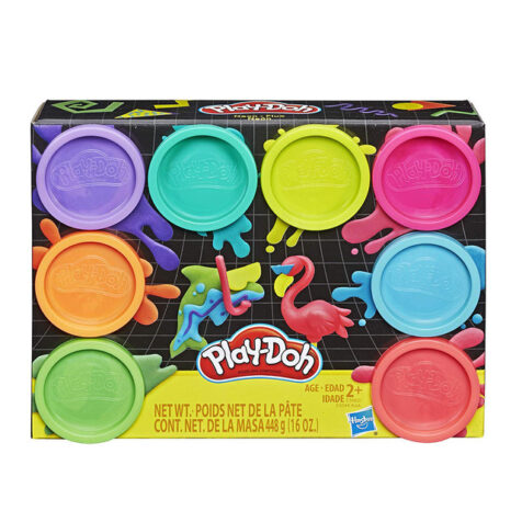 საძერწი ქილებში ფერადი 1x8 Play-Doh Hasbro