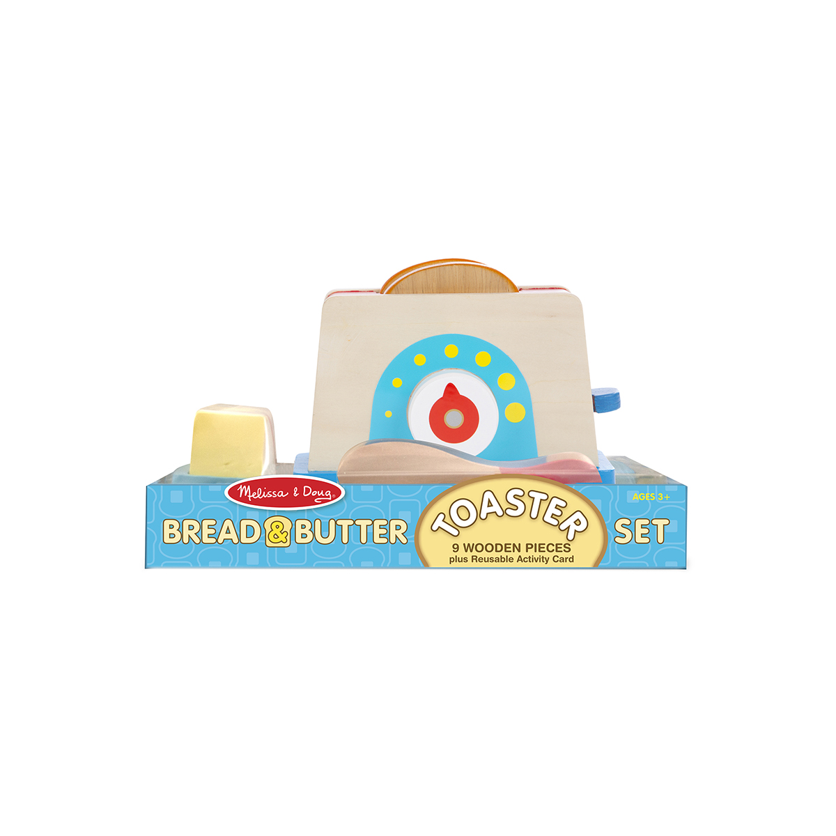 Melissa And Doug Wooden Bread And Butter Toast Set NEW Traditional Wooden Toys