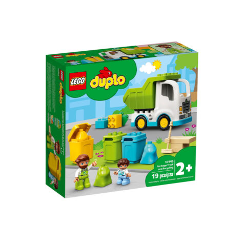Lego-Duplo Garbage Truck and Recycling 19 Pieces