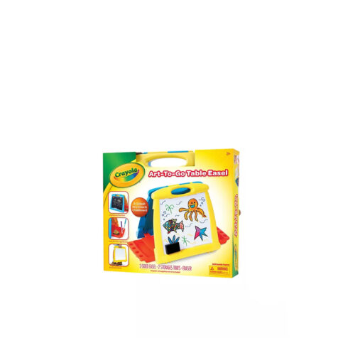 Crayola-Art-to-Go Tabletop Easel With Two Sides