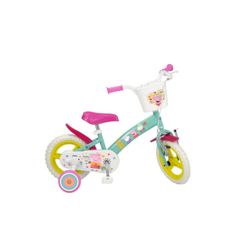 Toimsa-Peppa Pig Rider Bike With Auxiliary Wheels For 3-5 Years Old Children