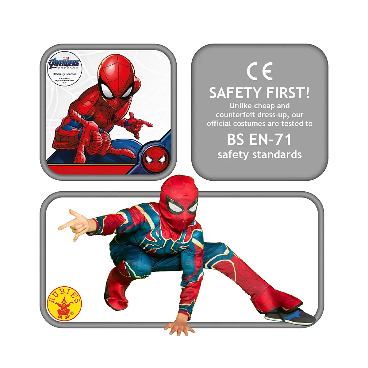 Rubie's-Marvel Iron Spider Costume Size M – Online shop of Super chain stores Rubie's-Marvel Iron Spider Costume Size M – Online shop of Super chain stores